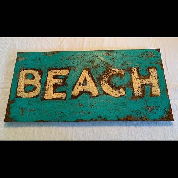 Other - Metal Beach Sign